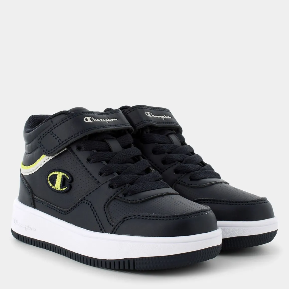 CHAMPION S32404REBOUND MID B PSNNY/LIME/GREY- SPORTIVE NERO Store