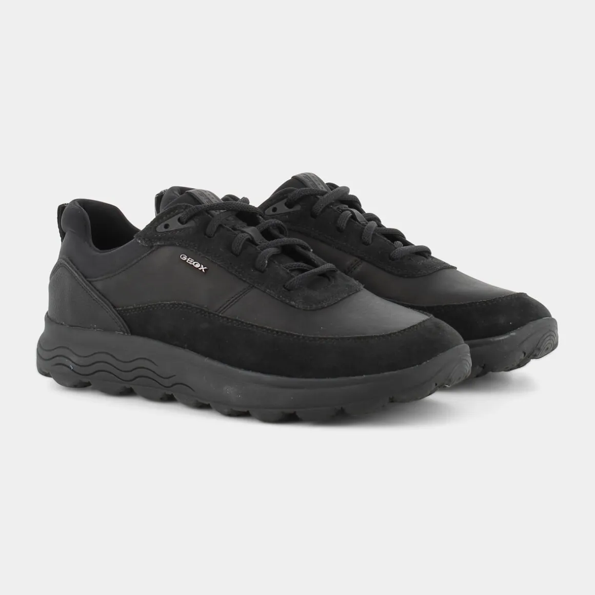 GEOX U16BYESPHERICA EBLACK- SNEAKERS NERO Cheap