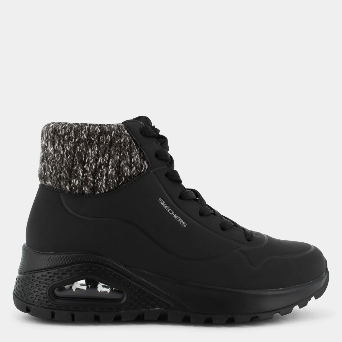 SKECHERS 167988UNO RUGGEDBLACK- SCARPONCINI NERO Shop