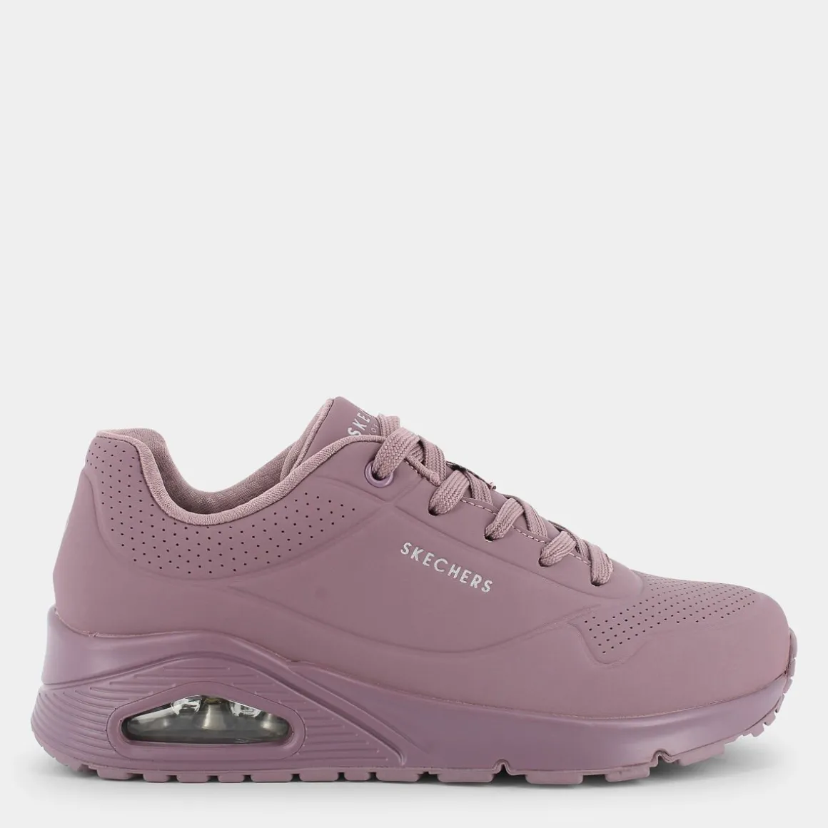 SKECHERS 73690UNODk. Mauve Durabuck/Mesh- SPORTIVE ROSA Hot