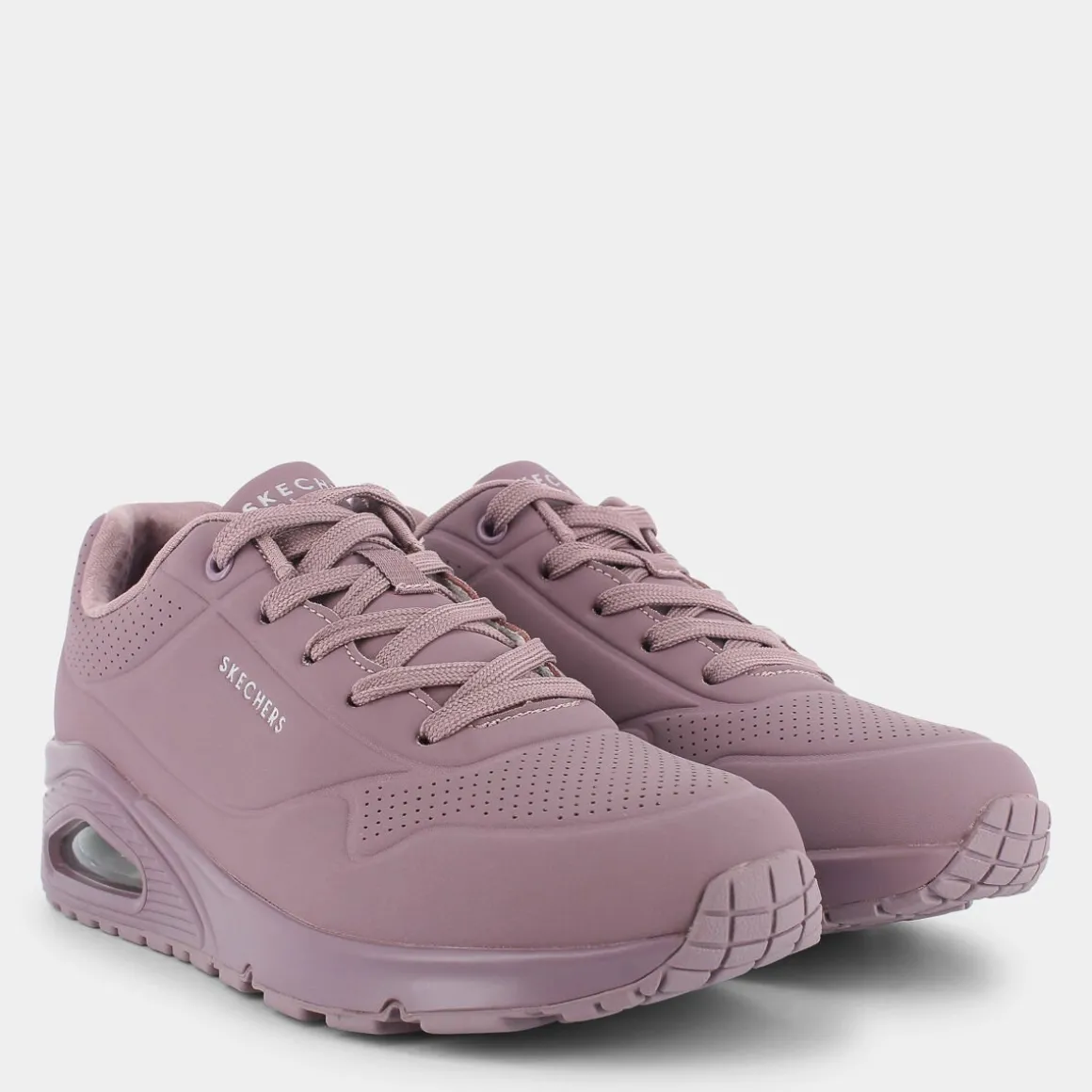 SKECHERS 73690UNODk. Mauve Durabuck/Mesh- SPORTIVE ROSA Hot