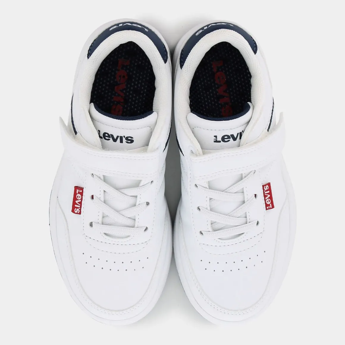 LEVI'S VAVE0204SNEW BOULEVARDWHITE VINTAGE INDIGO- SNEAKERS BIANCO Fashion