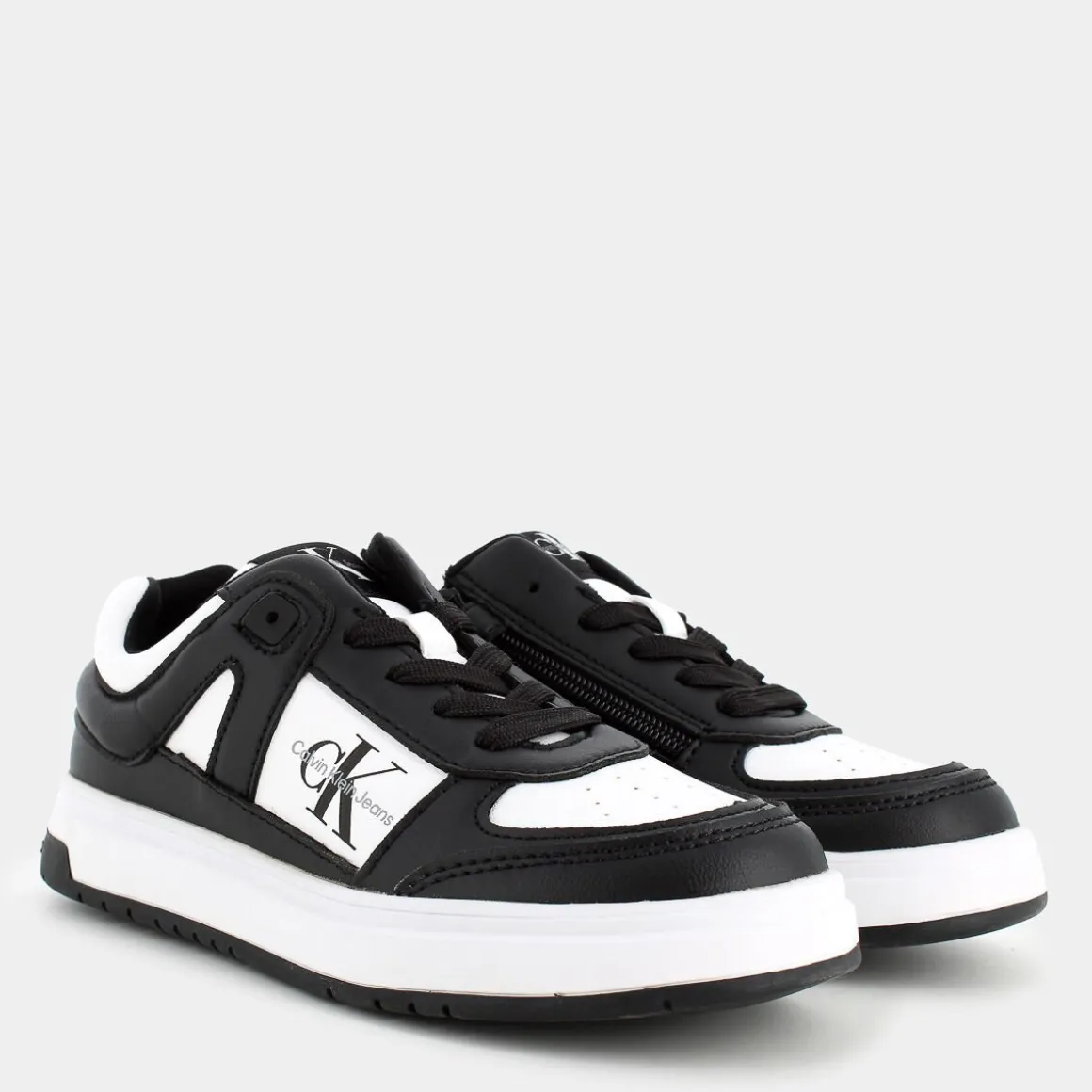 CALVIN KLEIN JEANS V3X9-81060-1355X001PATTY BIANCO- SNEAKERS NERO Online