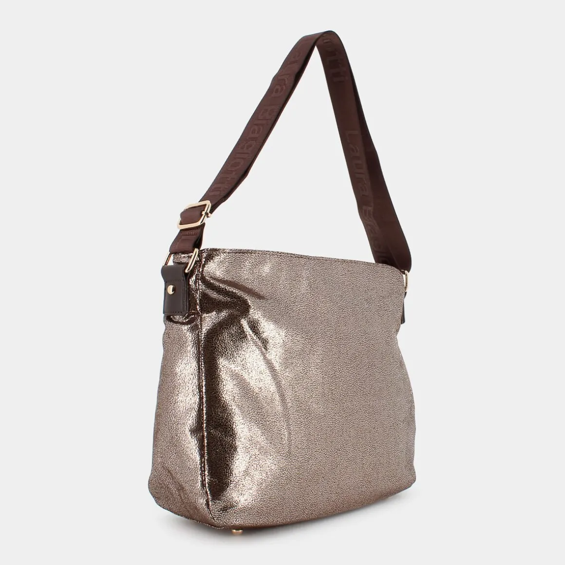 LAURA BIAGIOTTI 24W100-12DTAPIROCASTAGNA- TRACOLLE MARRONE New