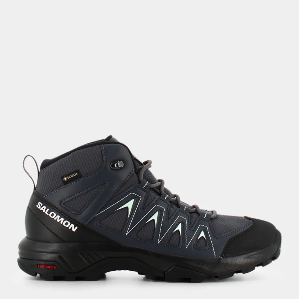 SALOMON 471811X BRAZE MID GTXEBONY/INDIA INK/BLEACHED AQUA- SPORTIVE GRIGIO New