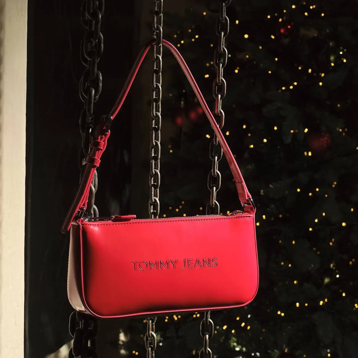 TOMMY JEANS 16267-XNLESS MUST SHOULDERRED- TRACOLLE ROSSO Cheap