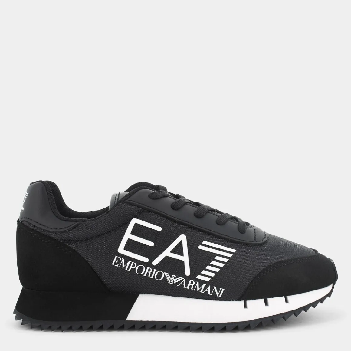 EA7 XSX107XOT56A120BLACK WHITE LACES- SNEAKERS NERO Fashion
