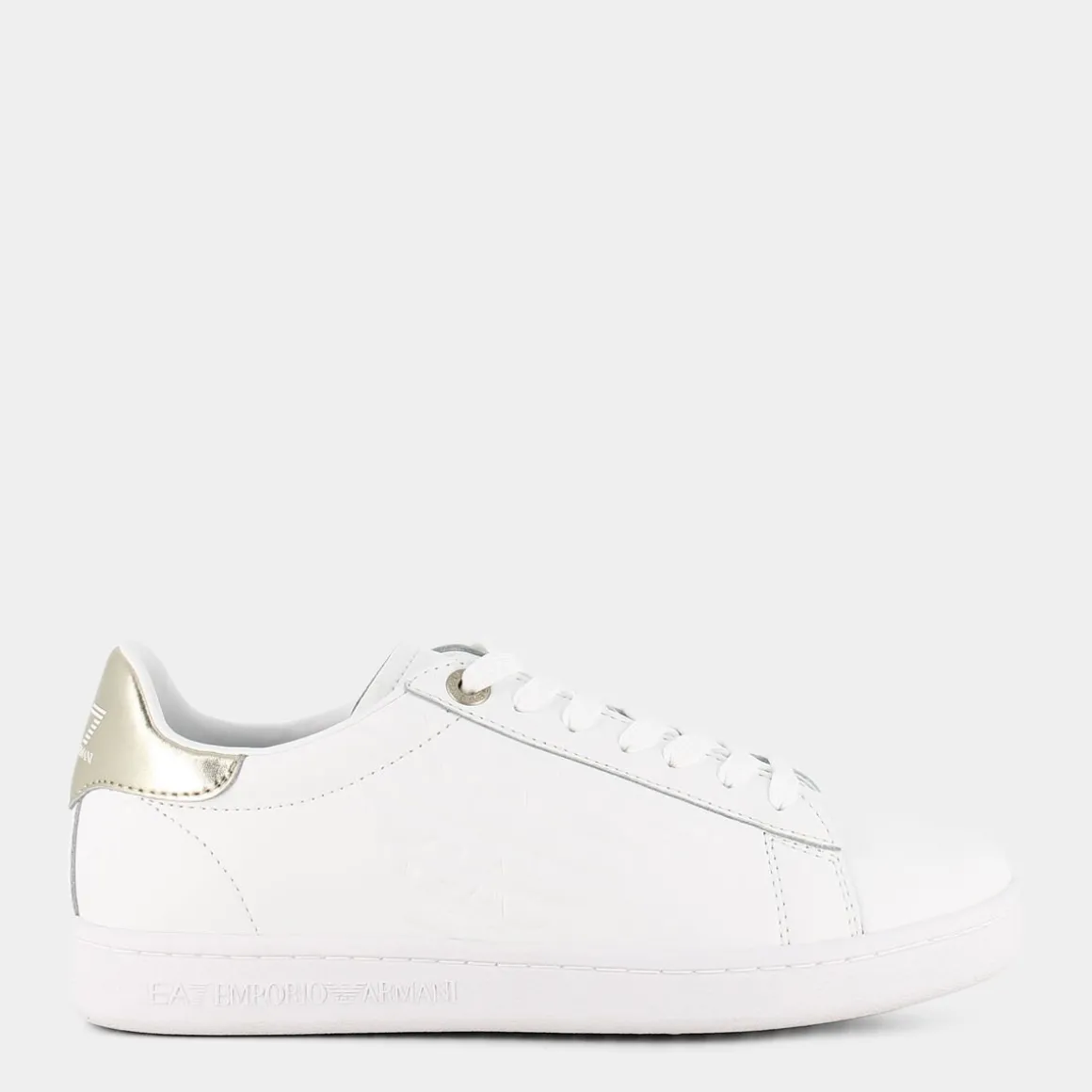 EA7 X8X001CLASSICWHITE/GOLD- SNEAKERS BIANCO Cheap