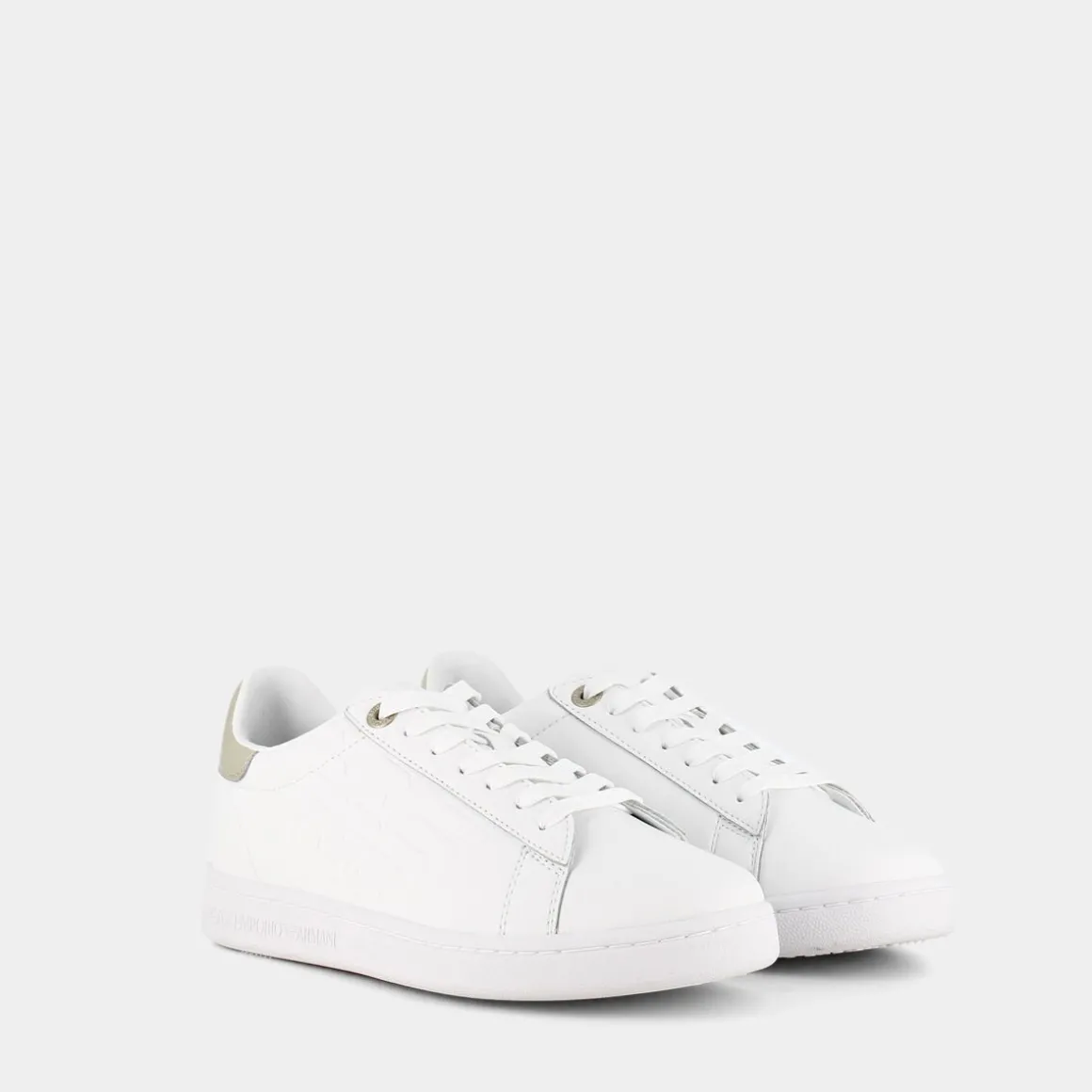 EA7 X8X001CLASSICWHITE/GOLD- SNEAKERS BIANCO Cheap