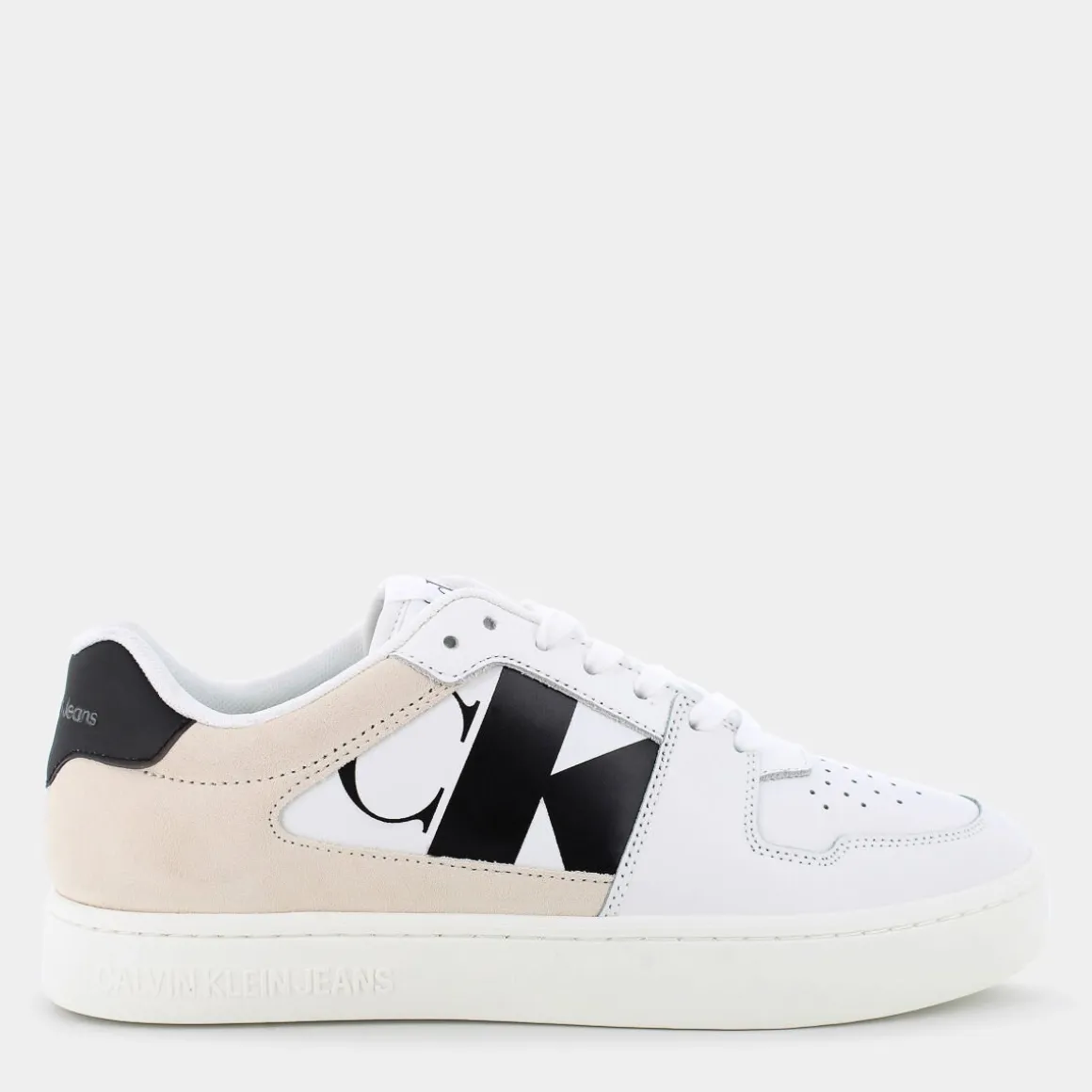 CALVIN KLEIN JEANS YM0100201WROME CLASSICBright White/Black- SNEAKERS BIANCO Best
