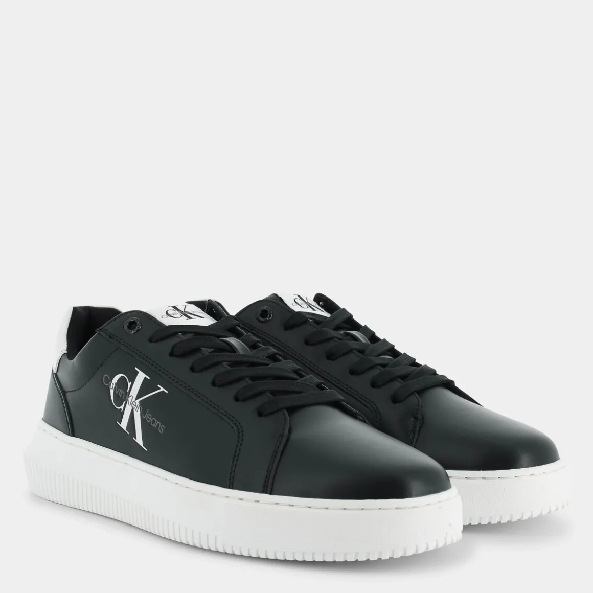 CALVIN KLEIN JEANS YM0YM006810GJMALMO CHUNKYBLACK/WHITE- SNEAKERS NERO Cheap